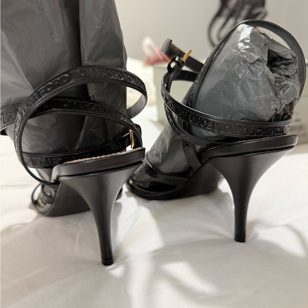 TOM FORD padlock hi heel women sandals NWT - Picture 4 of 8